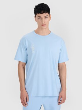 4F 4F T-Shirt 4FRSS25TTSHM2652-34S Niebieski Oversize