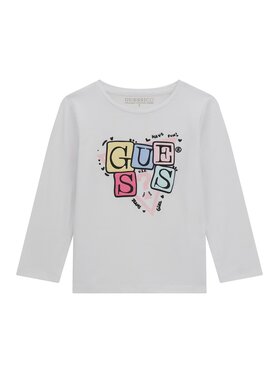 Guess Kids Guess Kids Top 176673 Biały Classic Fit