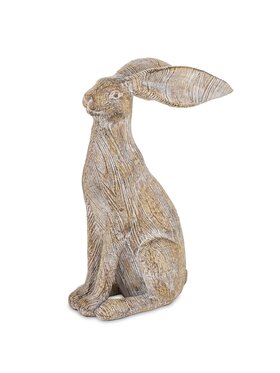 MIAhome MIAhome Figurka królik 22x8,5x17 cm LEONIO-2 Brązowy