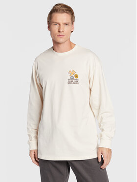 Vans Vans Longsleeve Free As A Checker Bird VN0A7S5K Beżowy Relaxed Fit
