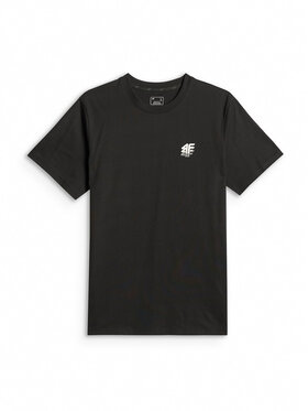4F 4F T-Shirt COMMERCIAL 4 Czarny Regular Fit