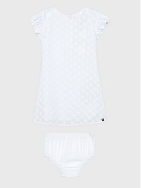 Guess Guess Vestito da giorno A3RK27 WF6V0 Bianco Regular Fit