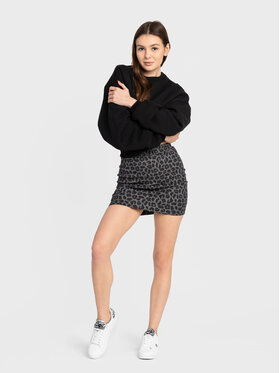 sugar sugar Spódnica mini Seefeld Szary Slim Fit