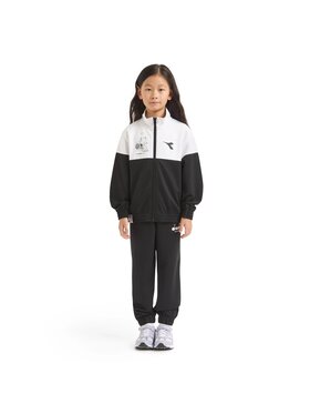 Diadora Diadora Komplet dresowy DIADORA JU. TRACKSUIT FZ PEANUTS Czarny Regular Fit