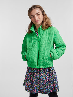 Pieces KIDS Pieces KIDS Pūkinė striukė Heart 17135526 Žalia Regular Fit