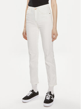 Wrangler Wrangler Jeansy 112351027 Bílá Straight Fit