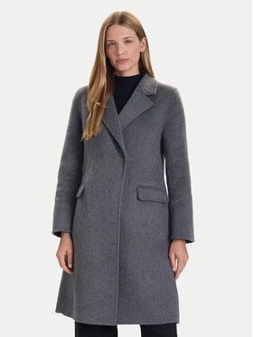 ViCOLO ViCOLO Płaszcz wełniany TF0073 Szary Regular Fit