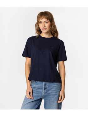 Lee Cooper Lee Cooper T-Shirt CROPPED 8515 Granatowy Loose Fit