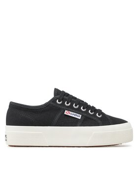 Superga Superga Πάνινα παπούτσια 2740 Platform S21384W Μαύρο