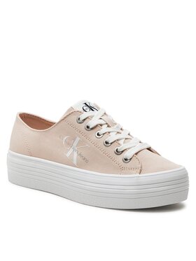 Calvin Klein Jeans Tenisice Vulc Flatform Essential Mono YW0YW01030 Ružičasta