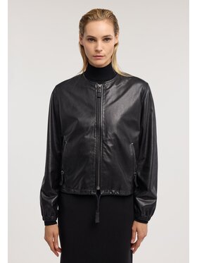 Trussardi Trussardi Kurtka skórzana R302A000785N033 Czarny Cropp Fit