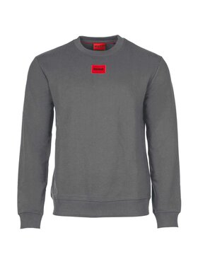 HUGO HUGO Sweter 26056 Szary Casual Fit