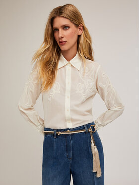 Motivi Motivi Koszula 5221Q000786N011 Biały Regular Fit