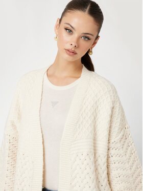 Guess Guess Sweter 170605 Biały Classic Fit