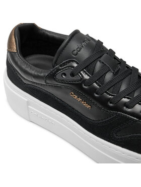 Calvin Klein Superge Ff Cupsole Lace Up W/Ml Mix M HW0HW02125 Črna