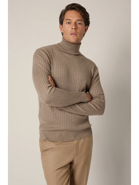Lancerto Lancerto Sweter Vorn SW073225000087 Beżowy Regular Fit