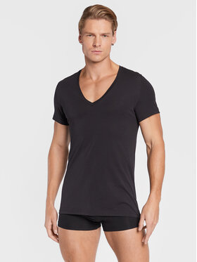 HOM HOM Podkoszulek Supreme 401331 Czarny Regular Fit