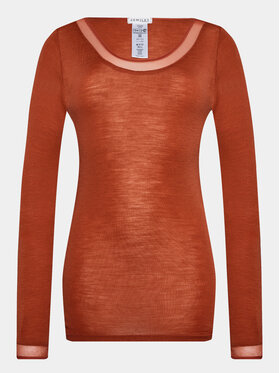 Femilet by Chantelle Femilet by Chantelle Bluza Juliana FN1584 Oranžna Slim Fit