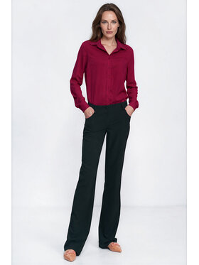 NIFE NIFE Spodnie materiałowe SD149 Czarny Bootcut Fit