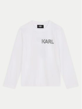 Karl Lagerfeld Kids Karl Lagerfeld Kids Blusa Z30243 S Bianco Regular Fit