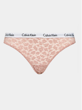 Calvin Klein Underwear Calvin Klein Underwear Дамски бикини тип бразилиана 000QD3859E Розов