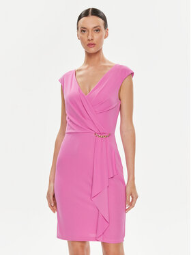 Rinascimento Rinascimento Kokteilinė suknelė CFC0019373002 Rožinis auksas Regular Fit
