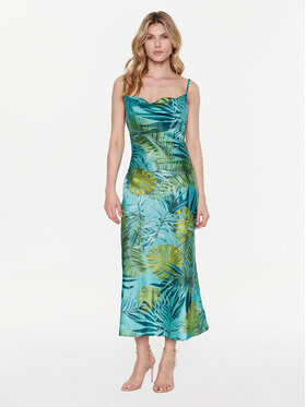 Guess Guess Kasdieninė suknelė Akilina W3GK85 WD8G2 Žalia Regular Fit