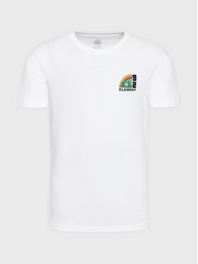 Element Element T-Shirt Farm ELYZT00159 Biały Regular Fit