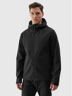 4F 4F Giacca softshell 4FWAW24TSOFM283-20S Nero Regular Fit