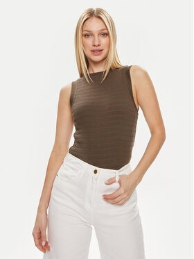 Guess Guess Блуза Denisa W4GP09 KC790 Кафяв Regular Fit