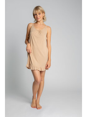 LaLupa LaLupa Koszula nocna LA031 Brązowy Comfortable Fit