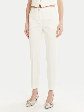 Marella Marella Pantaloni chino Dotto 2513781014 Bianco Slim Fit