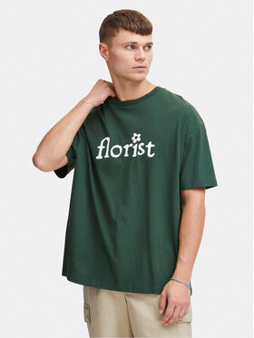 Solid Solid T-Shirt 21108143 Πράσινο Regular Fit