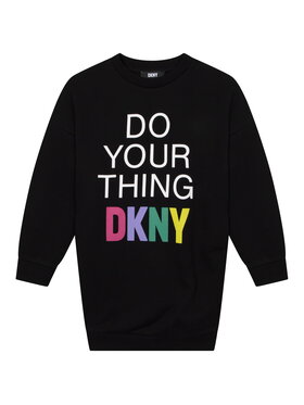 DKNY DKNY Sukienka codzienna D32860/09B Czarny Slim Fit