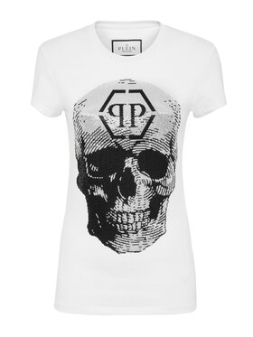 PHILIPP PLEIN PHILIPP PLEIN T-Shirt 2557 Biały Regular Fit
