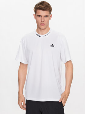 adidas adidas T-shirt HY1285 Bijela Loose Fit