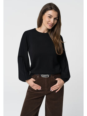 Volcano Volcano Sweter S-MONKI Czarny Regular Fit