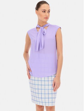 L’AF L’AF Bluzka Madonna Fioletowy Regular Fit