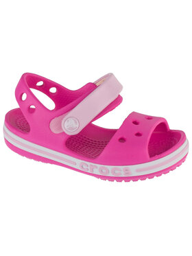 Crocs Crocs Sandały Crocs Bayaband Sandal Kids T Różowy