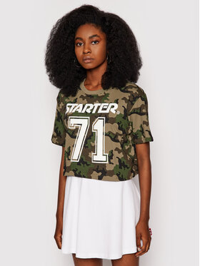Starter Starter T-Shirt SDG-006-BD Zelená Regular Fit