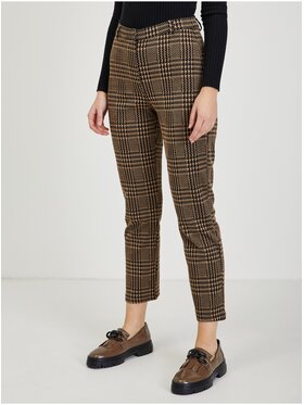 Orsay Orsay Spodnie damskie 350194041000__XS Brązowy Regular Fit