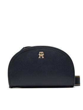 Tommy Hilfiger Tommy Hilfiger Torebka Th Monotype Half Moon Camera Bag AW0AW16774 Granatowy