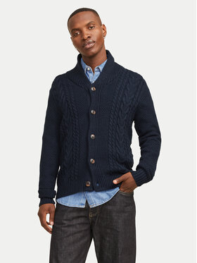 Jack&Jones Jack&Jones Kardigan Craig 12258484 Granatowy Regular Fit