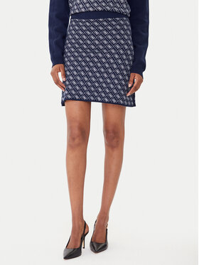 Guess Guess Zīmuļveida svārki W5BD81 Z3JD2 Tumši zils Slim Fit