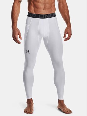 Under Armour Under Armour Legginsy 1361586-100 Biały Regular Fit