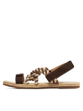 Manebi Espadrile Sandals P 7.8 Y0 Smeđa