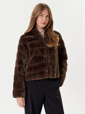 Marella Marella Krzno Carpazi 2525456011 Smeđa Regular Fit