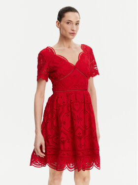 Morgan Morgan Abito da cocktail 251-ROMBRE Rosso Regular Fit