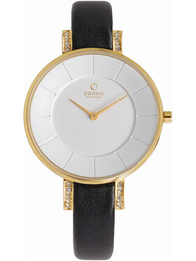Obaku Obaku Zegarek V158LEGIRB Czarny