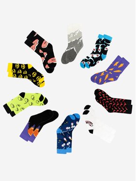 Urban Socks Urban Socks Skarpety Wysokie Męskie Zestaw 10 Par Skarpet Urban Socks Set Mix ML10 41-46 Kolorowy